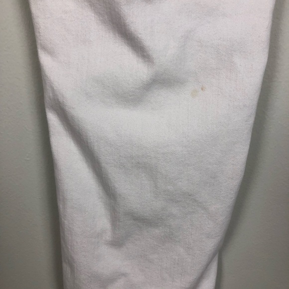 Rag & bone 32 dash slouchy skinny jeans white distressed W1518O337 - Picture 6 of 8